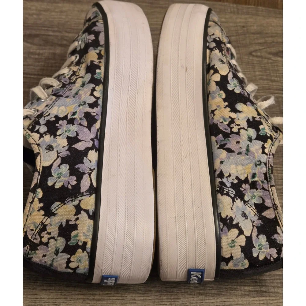 Keds Triple Up Floral Platform Sneakers Womens‎ Size 9.5 Multicolor